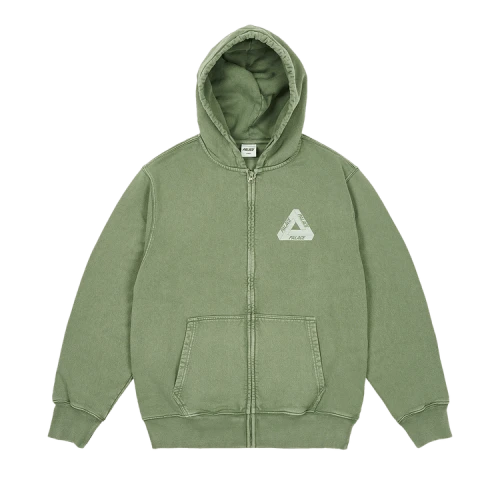 Palace Pigment Wash Tri-Ferg Hood 'Green'