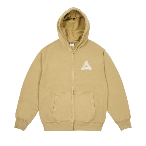Palace Pigment Wash Tri-Ferg Hood 'Stone'