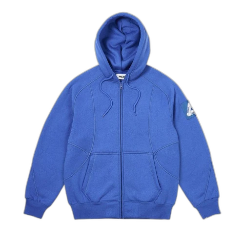 Palace Bonded Sherpa Zip Hood 'Palatial Blue'