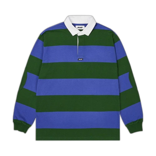 Palace Elbow Stripe Rugby 'Blue/Green'