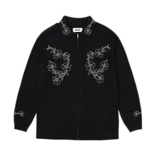 Palace Flexus Zip Long-Sleeve 'Black'