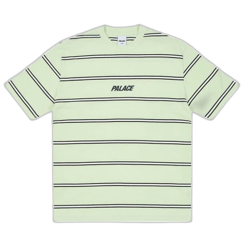 Palace Duo Stripe T-Shirt 'Lime'