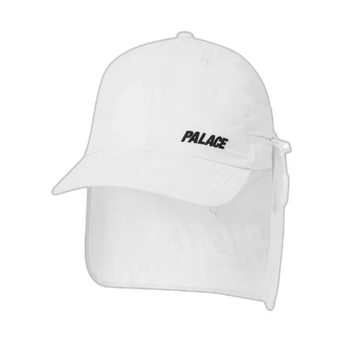 Palace Font Shell Neck Saver 6-Panel 'White'