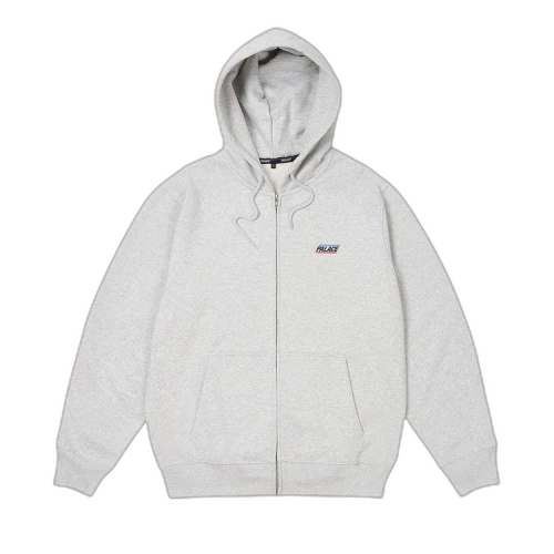 Palace Basically A Zip Hood 'Grey Marl'
