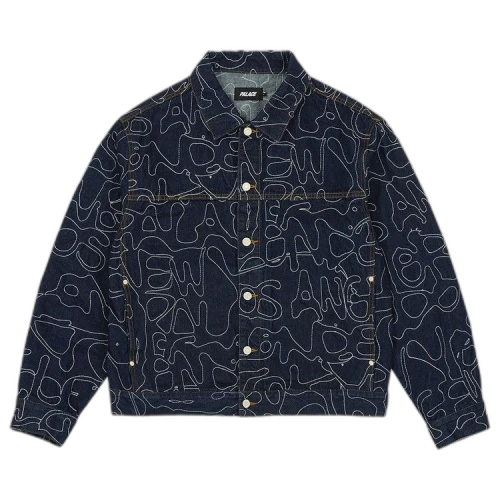 Palace Splat Denim Jacket 'Indigo'
