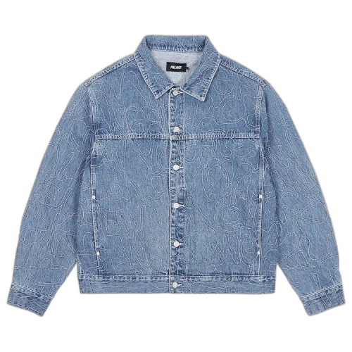 Palace Splat Denim Jacket 'Stone Wash'