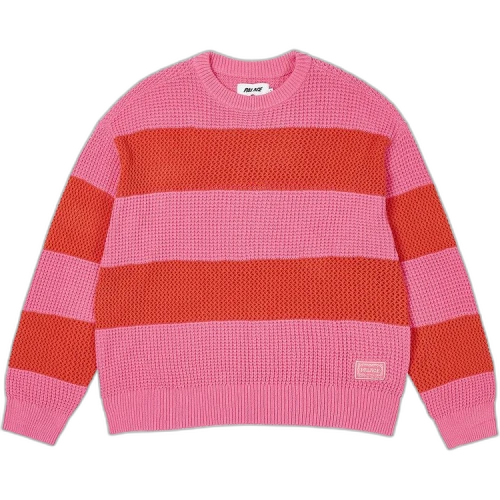 Palace Open Stripe Knit 'Pink/Orange'