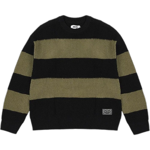 Palace Open Stripe Knit 'Black/Green'