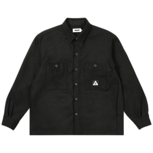 Palace Wool Shirt Jacket 'Black'