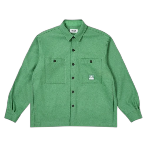 Palace Wool Shirt Jacket 'Sweet Pea Green'