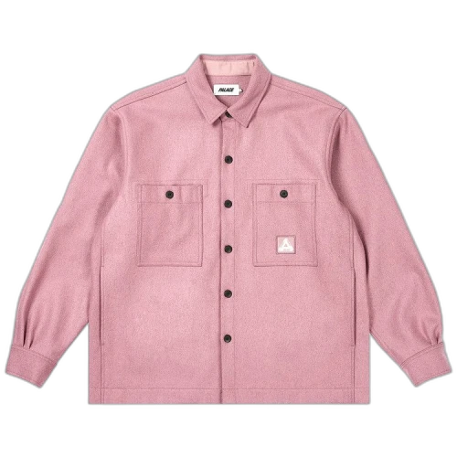 Palace Wool Shirt Jacket 'Dusty Mauve'