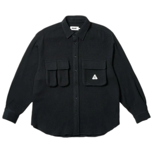 Palace Waffle Shirt 'Black'