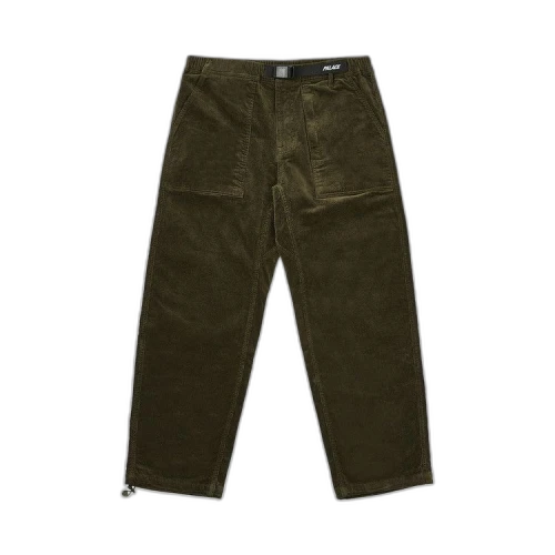 Palace Corduroy Belter Trouser 'Deep Green'