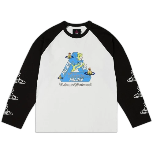 Palace x Vivienne Westwood Raglan Long-Sleeve 'White/Black'