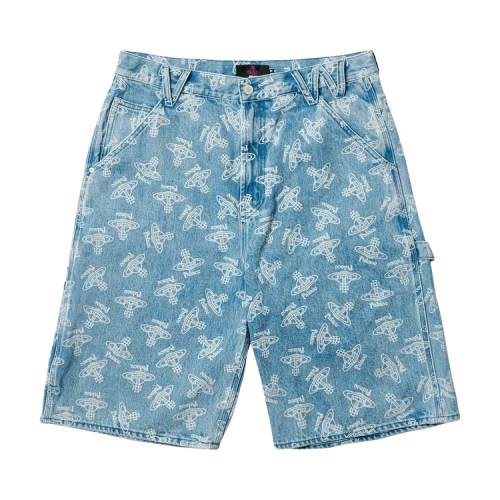 Palace x Vivienne Westwood Denim Short 'Orb Stone Wash'