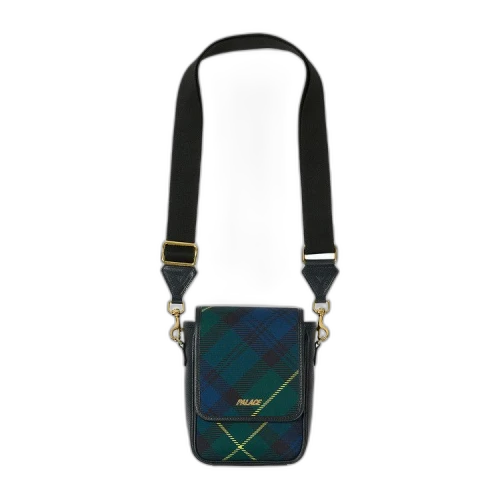 Palace P-Lux Shot Bag 'Black Watch'