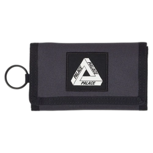 Palace Cordura Duck Canvas Tri-Fold Wallet 'Carbon/Black'