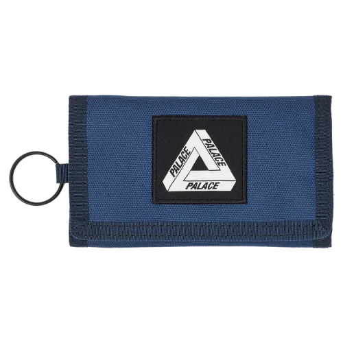 Palace Cordura Duck Canvas Tri-Fold Wallet 'Blue/Navy'