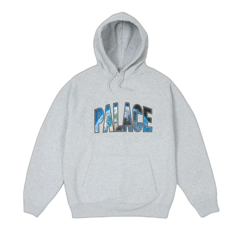 Palace Earthy Hood 'Grey Marl'