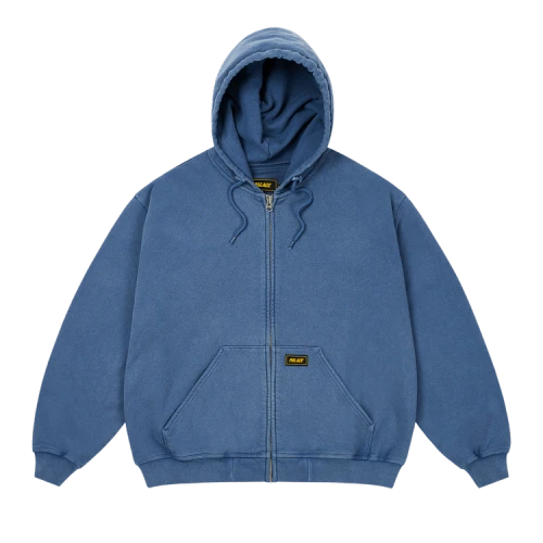 Palace Triple Stitch Zip Hood 'Pigment Navy'