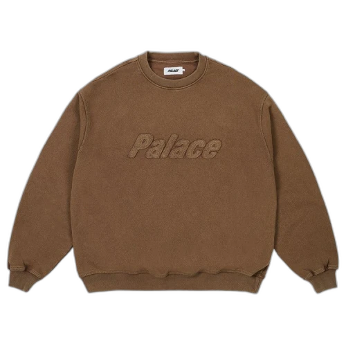 Palace Triple Stitch Crew 'Pigment Brown'
