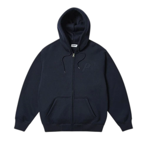 Palace Thermal Embossed P3 Zip Hood 'Navy'