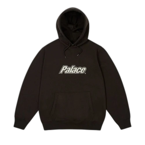 Palace Border Logo Hood 'Black'