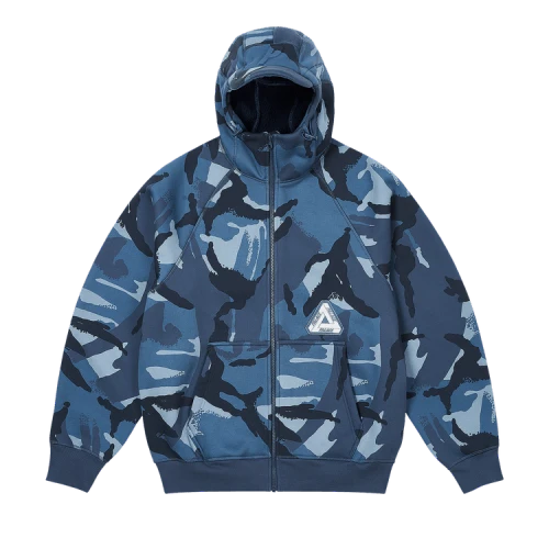 Palace Thermal Bonded Cap Hood 'Blue Dpm'
