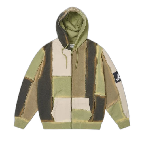 Palace Patch Me Up Zip Hood 'Multi Khaki'