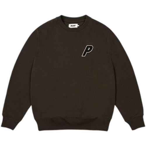 Palace Chenille Tri-Ferg Crew 'Black'