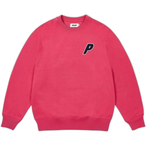 Palace Chenille Tri-Ferg Crew 'Red'