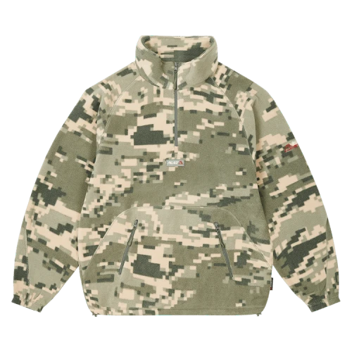 Palace Polartec 1/2 Zip Jacket 'Tiger Digi Camo'