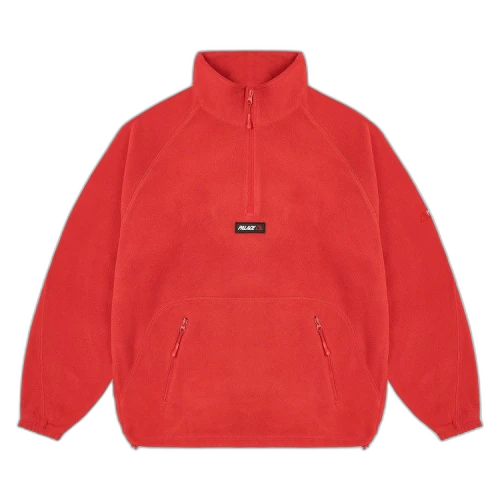 Palace Polartec 1/2 Zip Jacket 'Tomato Red'