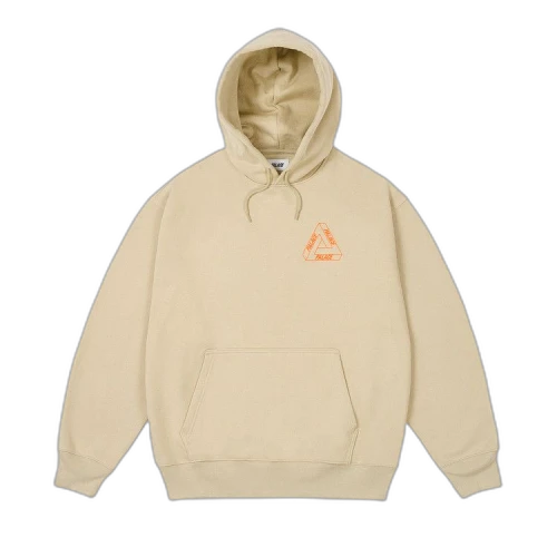 Palace Glow Tri-Ferg Hood 'Stoney Grey'