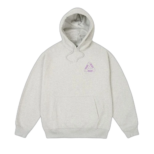 Palace Glow Tri-Ferg Hood 'Grey Marl'
