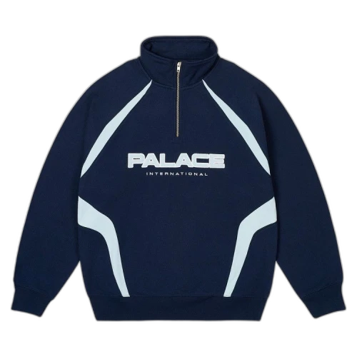 Palace International 1/4 Zip 'Navy'