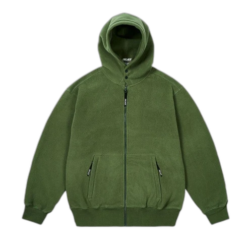 Palace Polartec Lazer Zip Hood 'The Deep Green'