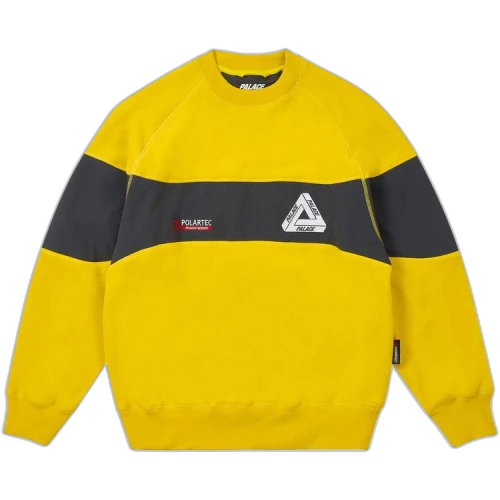 Palace Polartec 200 Crew 'Yellow'
