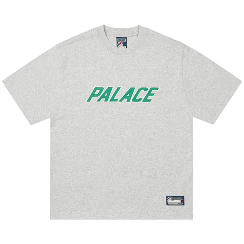 Palace Athletic Logo T-Shirt 'Grey Marl'