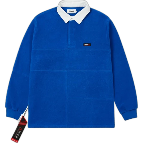 Palace Polartec Patch Up Rugby 'Active Blue'