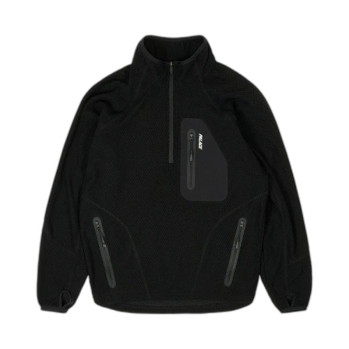 Palace Run It 1/2 Zip Thermal Track Jacket 'Black'