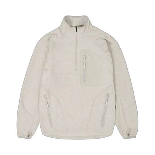 Palace Run It 1/2 Zip Thermal Track Jacket 'Concrete Grey'