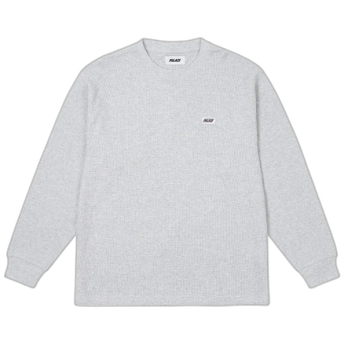 Palace Basically A Thermal Long-Sleeve 'Grey Marl'