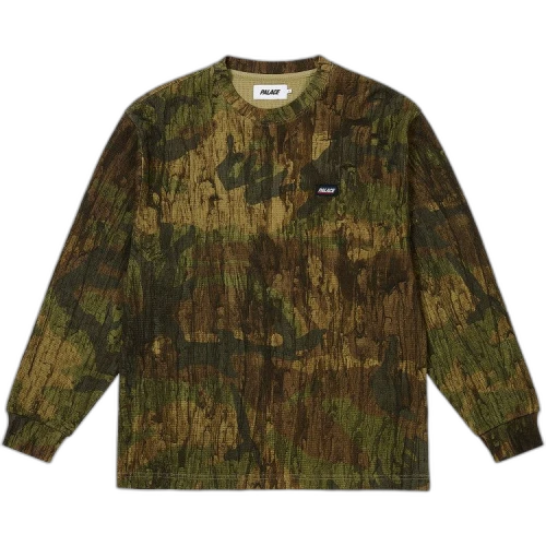 Palace Basically A Thermal Long-Sleeve 'Forest Print'