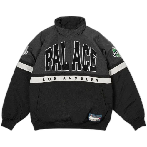 Palace Breakout Half Zip Bomber 'Black/Silver'