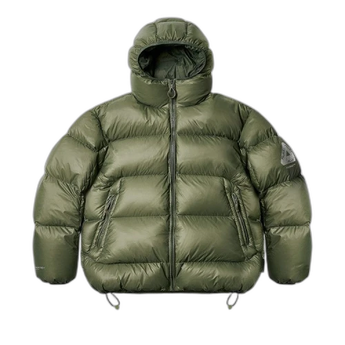 Palace PERTEX Opaque Balaclava Puffa 'Green'