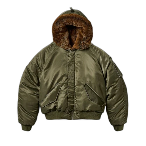 Palace Reversible Yeti Parka 'Olive'