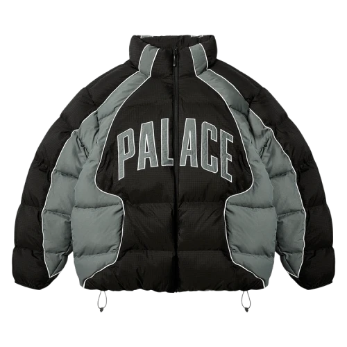 Palace Sport Mit Puffa 'Black/Concrete Grey'