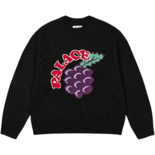 Palace Grape Knit 'Black'