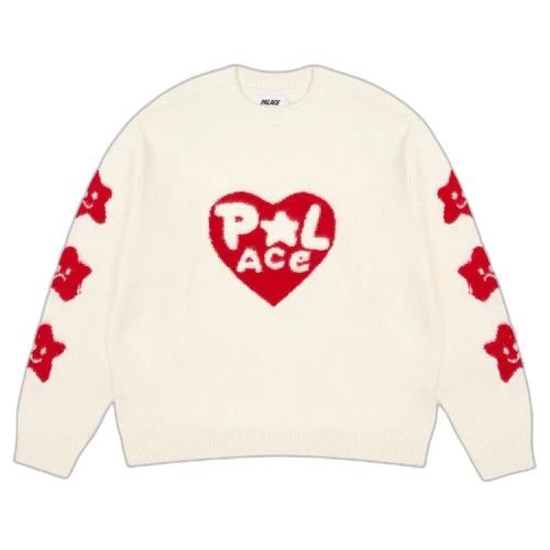Palace Cosy Knit 'Soft White'